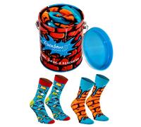 Rainbow Socks - Calzini in un barattolo di vernice per lui e per lei 2 Paia