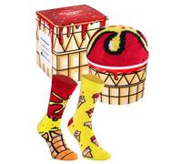 Rainbow Socks - Donna Uomo - Calzini Coppetta di gelato Per Lei e Per Lui - regalo divertente per amici per compleanno - 1 Paio - VANIGLIA & CILIEGIA - 36-40