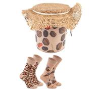 Rainbow Socks - Donna Uomo - Coffee in Barattolo Calzini Fantasia - 2 Paia - Chicchi di Caffe Macinacaffe - Taglia UE 41-46
