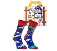 Rainbow Socks - Donna Uomo Divertenti Calze Australia Valigia - 1 Paio