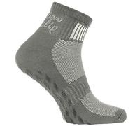 Rainbow Socks - Donna Uomo Sportive Calze Antiscivolo ABS di Cotone - 1 Paia - Grigio - Tamaño 47-50