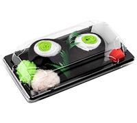 Rainbow Socks - Donna Uomo Sushi Calze Box Cetriolo Maki - 1 Paio - Taglia 4-7, Cetriolo Maki, 4-7