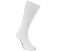 Rainbow Socks - Garçon Fille Chaussettes Hautes en Coton - 1 Paire - Blanc - Taille 30-35