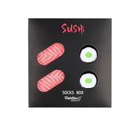 Rainbow Socks - Mini Sushi Socks Box - Calzini Divertenti Salmone Cetriolo Maki Sushi per Uomo e Donna - 1 Paio, 36-40