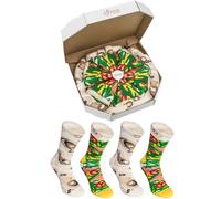 Rainbow Socks - Pizza Italiana Donna Uomo - 4 paia di Calze - Taglia 41-46