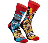 Rainbow Socks - Uomo Donna i Fumetti Calzini - Regalo Divertente - 1 Paio - Taglia 41-46