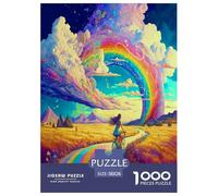 Rainbow Spirit Jigsaw Puzzle Impossible 1000 Pezzi Art Decorazione Per La Casa. Rilassamento E Intelligence Per Adulti E Ragazzi Da 14 Anni 38x26cm/1000pcs