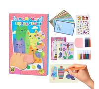 Rainbow Squeeze Art Kit - DIY Postcard Painting Set, Sensory Liquid Art Studio for Kids, Fine Motor Skill Development Tool, Craft Activity, Educational Watercolor Set for Boys Girls