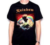 Rainbow T Shirt Rainbow Rising Rock T Shirt Black XXL