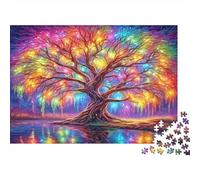 Rainbow Tree Fantasy 1000 Pezzi Cartone Extra Spesso Puzzle Classico Senior Jigsaw Entusiasti Sfida Del Gioco Educativo 70x50cm/1000pcs