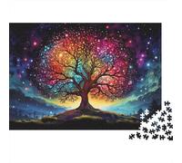 Rainbow Tree Fantasy Puzzle Impossibili 1000 Pezzi Interesting Decorazione Per La Casa. Rilassamento E Intelligence Per Adulti E Ragazzi Da 14 Anni 52x38cm/1000pcs
