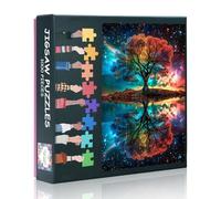 Rainbow Tree Jigsaw Puzzles - Puzzle da 1000 pezzi per adulti, motivo: galassia della Via Lattea a tema impegnativo per adulti (70 x 50 cm), regalo per la serata di gioco in famiglia (Tree of Life