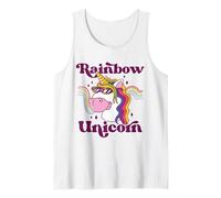 Rainbow Unicorn Bisessuale Transgender Orgoglio Arcobaleno Divers Canotta