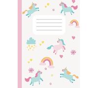 Rainbow Unicorn Notebook for Kids: A4 Wide Ruled Lined Journal with 100 Pages for Writing, Drawing, and Creative Expression | Ages 5-10