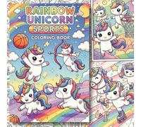 Rainbow unicorn sports coloring book: coloring book