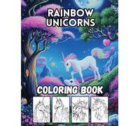 Rainbow Unicorns: 40 Big and Magical Unicorn Designs for Kids
