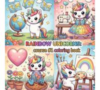 Rainbow Unicorns : course #1: coloring book