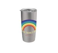 Rainbow We're Taking It Really Back - Versetto biblico cristiano Bicchiere termico in acciaio inox doppia parete