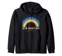 Rainbow We're Taking It Really Back - Versetto biblico Cristiano Felpa con Cappuccio