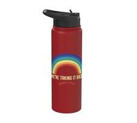 Rainbow We're Taking It Really Back - Versetto biblico cristiano Stainless Steel Insulated Water Bottle