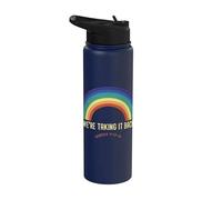 Rainbow We're Taking It Really Back - Versetto biblico cristiano Stainless Steel Insulated Water Bottle