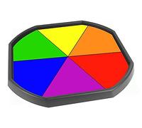 Rainbow Wheel Mini Tuff Tray Insert - 60 x 60 cm - Ideale per il Mini Tuff Spot Play Tray - Mini vassoio da gioco non incluso