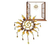 Rainbow Window Pendant - Crystal Hanging Suncatcher Ornament, Prism Light Reflector, Decorative Window Charm | Home Kitchen Bedroom Living Room Decor, Balcony Garden Outdoor Party