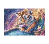 Rainbow Winged Tiger Cub Puzzle 1000 Pezzi Duomo Di Milano Per Adulti Arch Flora Meadow Cartone Di Alta Qualità Stampa Ad Alta Definizione Per Decorazione Ufficio Da Passatempo 1000 PCS
