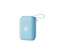 RainbowJise Piccolo kit di pronto soccorso da viaggio, portatile, vuoto, mini borsa per medicine, borsa medica di emergenza per casa, auto, viaggi, campeggio e attività all'aperto, Blu, casual