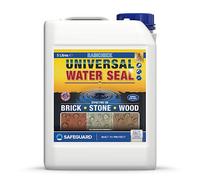 Raincheck Universal Water Seal - 5 Litri - Impermeabilizzante Trasparente Incolore ad Alta Penetrazione per Esterni, fino a 10 Anni di Protezione per Mattoni, Muratura, Legno, Pietra e Terrazzi