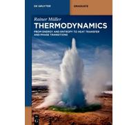 Rainer Müller Thermodynamics (Tascabile) De Gruyter Textbook