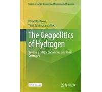 Rainer Quitzow Yana Zabanova The Geopolitics of Hydrogen (Copertina rigida)