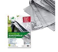 Rainexo Telo Protettivo antistrappo Altamente Resistente per 4 sedie impilabili, 0,65 x 1,15 x 0,68 m, Argento/Grigio
