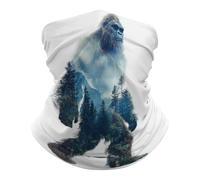 Rainforest Double Exposure Scaldacollo Durevole Fascia per Capelli Elastico Sciarpa al Collo per Yoga Arrampicata Elegante Passamontagna