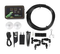 Rainforest Tank Timer Misting System, Spruzzatore Automatico Silenzioso con Controllo Touch e Ugelli Regolabili 360° - Timer Intelligente, Montaggio Facile, Ideale per