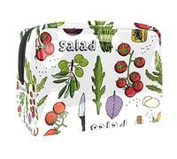 Rainforest Tucano rosa floreale tropicale foglie cosmetici borsa per cosmetici borsa portaoggetti articoli da toeletta organizer astuccio borsetta, Multicolore 07, 18.5x7.5x13cm/7.3x3x5.1in, Beauty