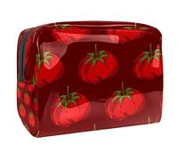 Rainforest Tucano rosa floreale tropicale foglie cosmetici borsa per cosmetici borsa portaoggetti articoli da toeletta organizer astuccio borsetta, Multicolore 08, 18.5x7.5x13cm/7.3x3x5.1in, Beauty