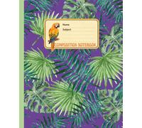 Rainforest Vibes Composition Notebook: College Ruled Journal | 7.5 x9.25 Inches, 110 pages | Lined Tropical Vibe Cover for Students and Nature Lovers