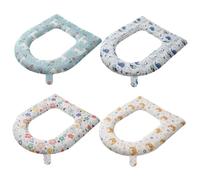 Rainjia Fodere per WC in EVA, delicato sulla pelle, impermeabile, morbido, lavabile, per WC con motivo cartoni animati, per tutte le stagioni