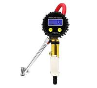 Rainorning Manometro Digitale per la Pressione Dei Pneumatici 0-200PSI, Pistola ad Aria Compressa con Ugello, Misuratore di Pressione Preciso per Pneumatici Auto per Moto, Camion, Bicicletta