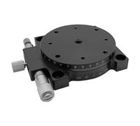 Rainorning Piattaforma di Spostamento Manuale Sperimentale di Precisione con Slitta Rotante a 360° Sull'asse R (RS90)