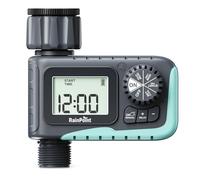 RAINPOINT Centralina Irrigazione, Timer Irrigazione con Ritardo per Pioggia/Bewässerung Manuale, Alto Flusso d'Acqua, Programmatore Irrigazione Automatico per Prato e Giardino