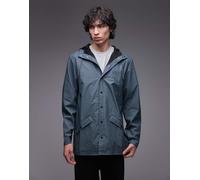 Rains - 12010 - Giacca corta impermeabile grigia-Blu XS