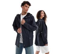 Rains - 12010 - Giacca impermeabile unisex corta blu navy 2XL