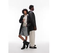 Rains - 12020 - Giacca impermeabile unisex color nero taglio lungo L