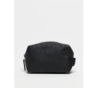 Rains - 15580 - Beauty-case impermeabile nero con logo tono su tono One Size