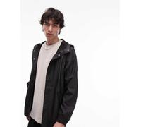 Rains - 18010 - Parka impermeabile nero con fondo a coda di rondine S
