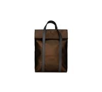 RAINS 2 W Tote Bckpck W3 12940 Bronzo | Borsa impermeabile da 15 litri con custodia imbottita per laptop, tasca posteriore a ingresso rapido e cinghie regolabili a