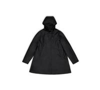 RAINS Cappotto funzionale nero, Taglia L