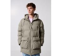 RAINS - Alta Long Puffer Cargo Jacket W3T4 Verde - Abbigliamento L Verde